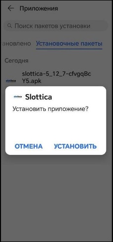 Шаг 3. Установить приложение