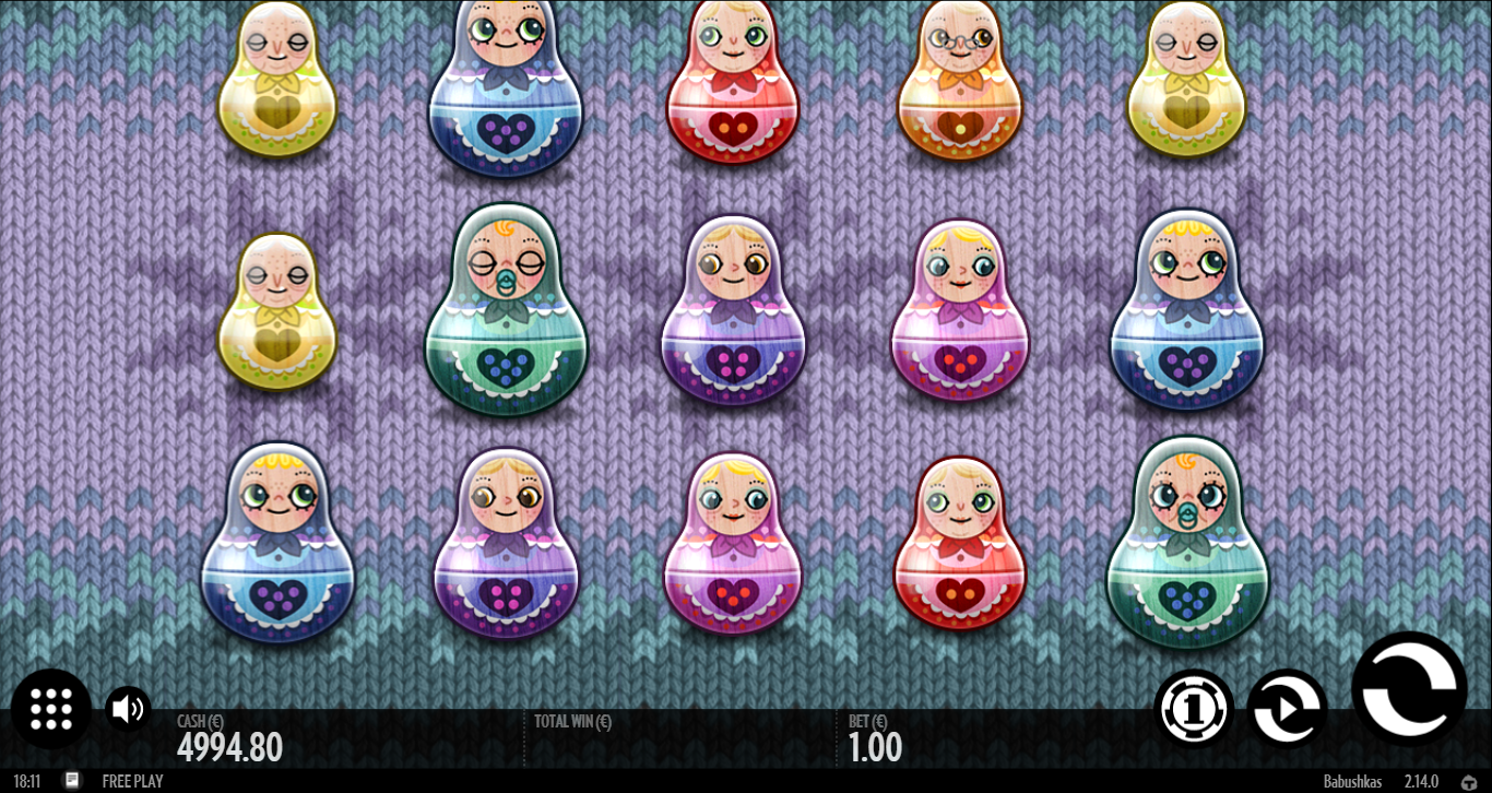 Интерфейс слота Babushkas
