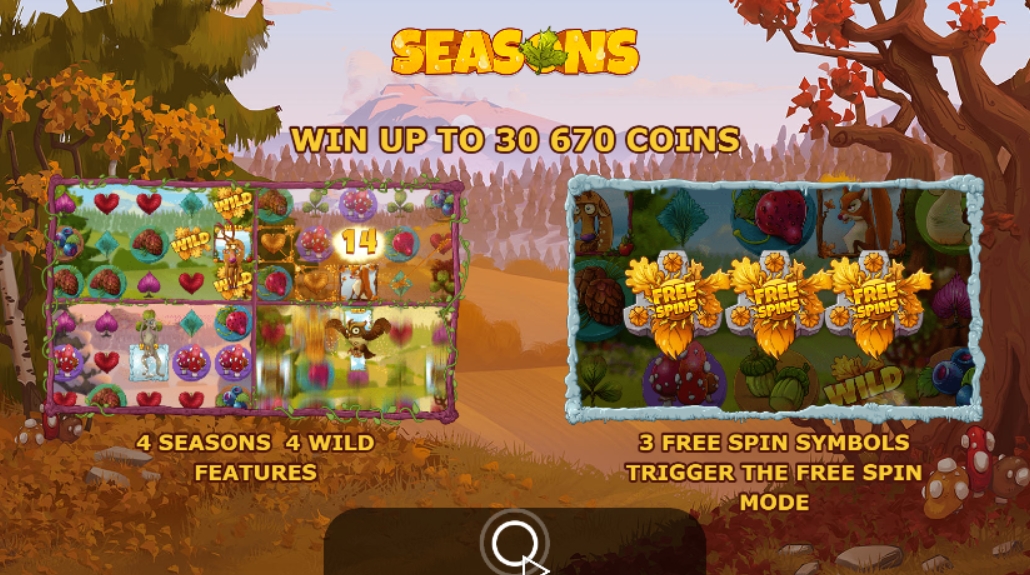 Интерфейс слота Seasons