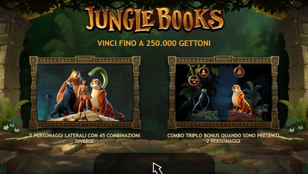 Интерфейс слота Jungle Books