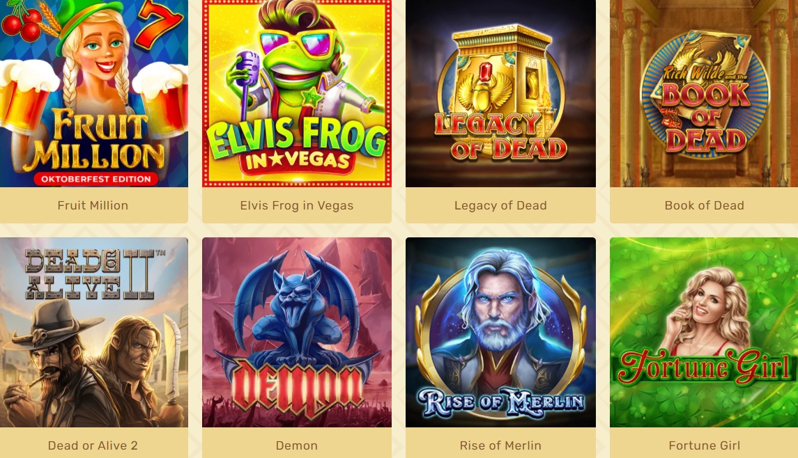 Слоты в Paradise Casino