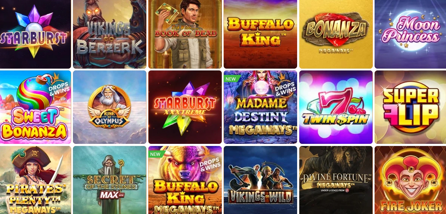 Слоты в казино Betsson