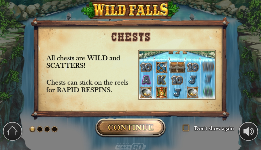 Интерфейс слота Wild Falls