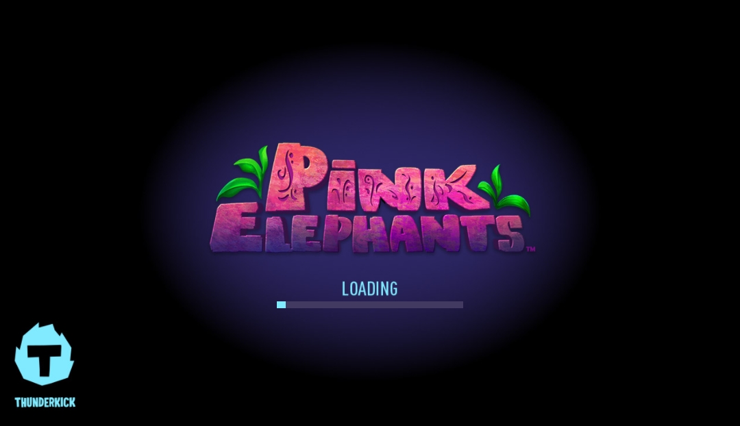 Интерфейс слота Pink Elephants