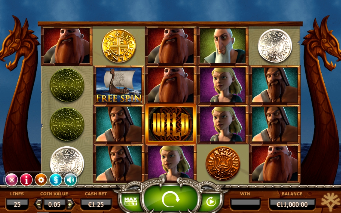 Интерфейс слота Vikings go Wild