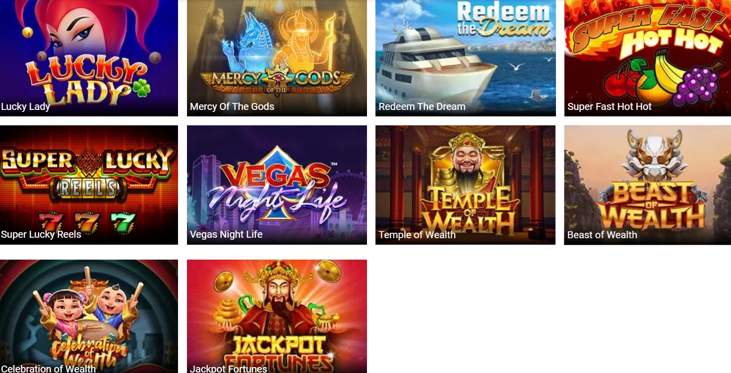 Джекпоты в казино Casino Luck