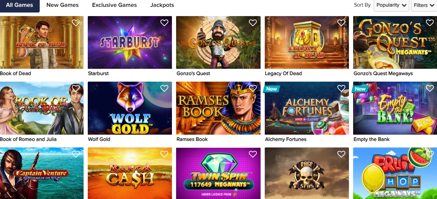 Слоты в Casino Euro