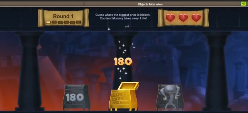 Бонусная игра в слоте Secret Of Nefertiti