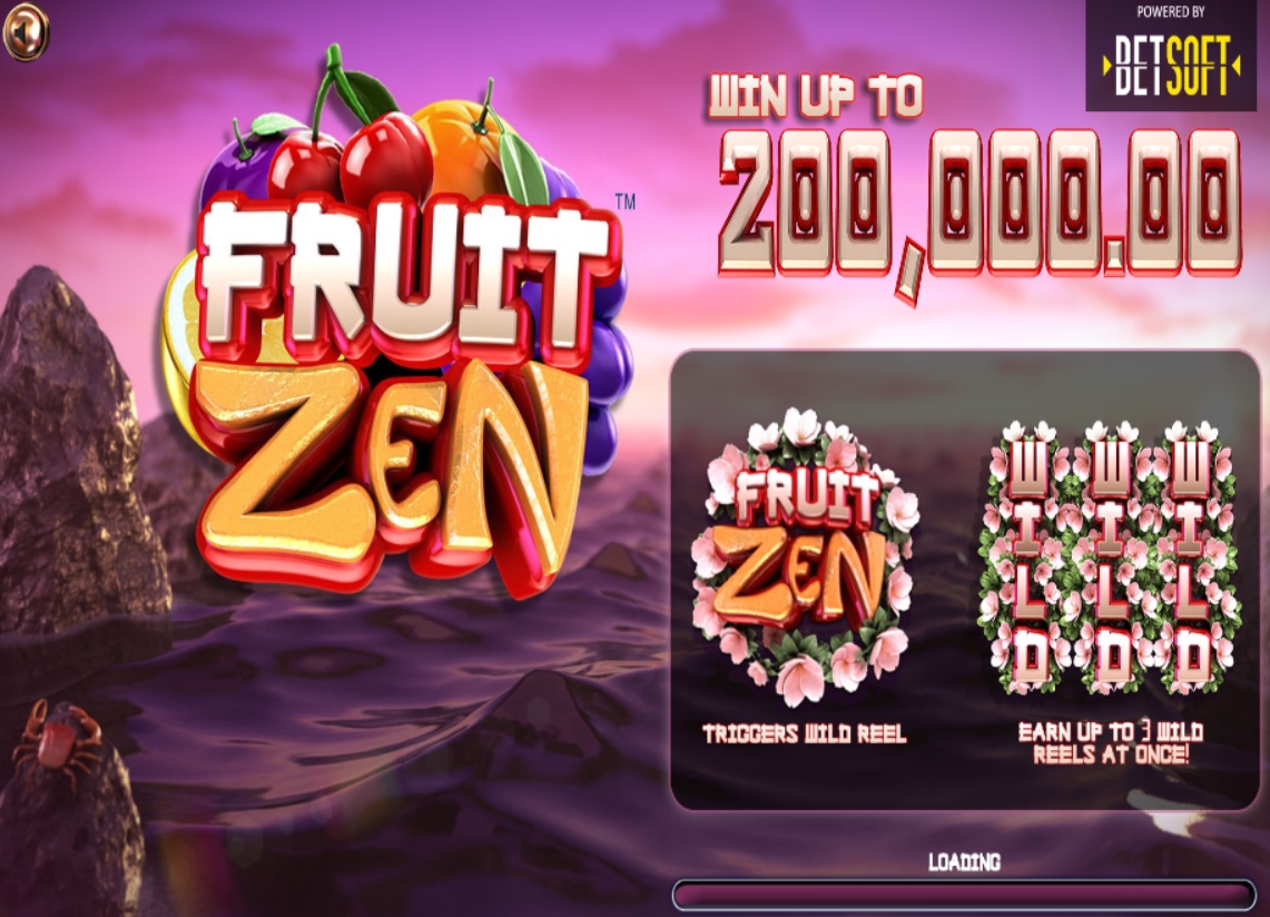 Интерфейс слота Fruit Zen
