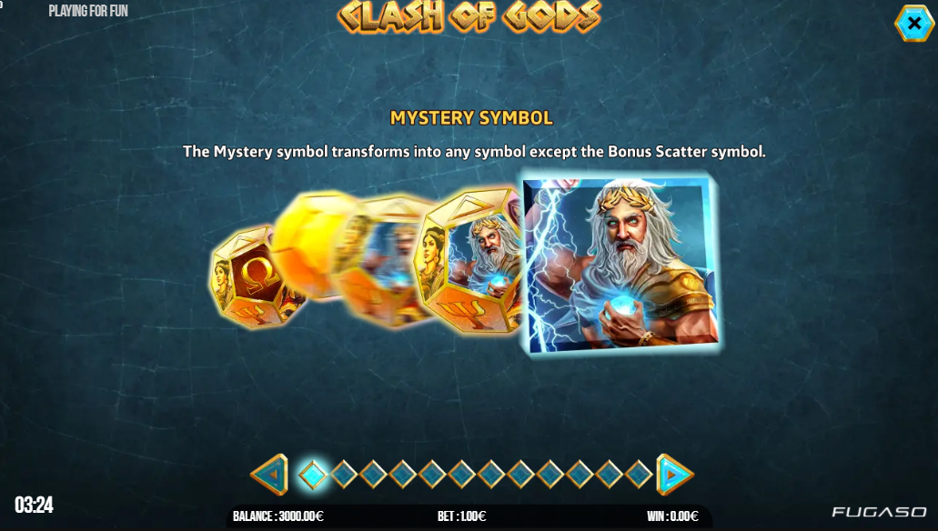 Специальные символы в игре Clash of Gods