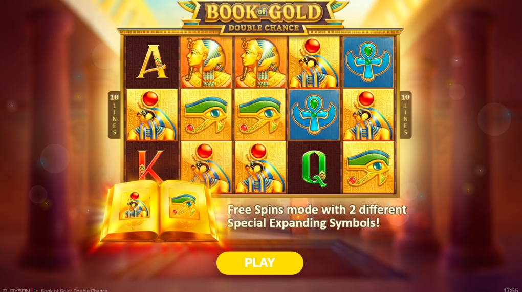 Интерфейс слота Book of Gold: Double Chance