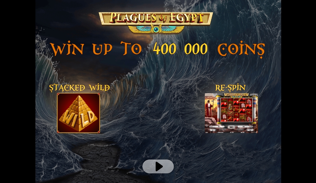Интерфейс слота Plagues Of Egypt