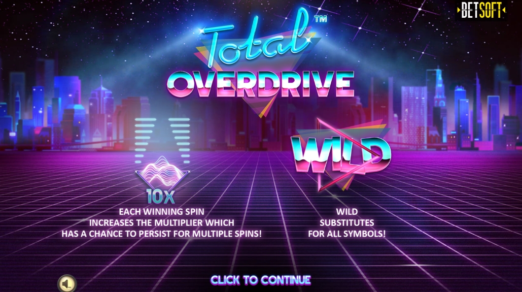Интерфейс слота Total Overdrive