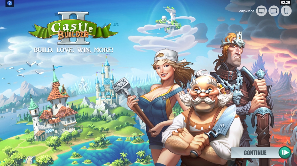 Интерфейс игры Castle Builder 2