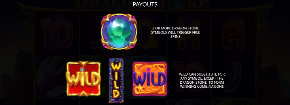Специальные символы в слоте Dragon Stone