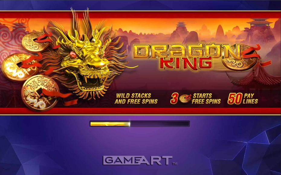 Интерфейс слота Dragon King