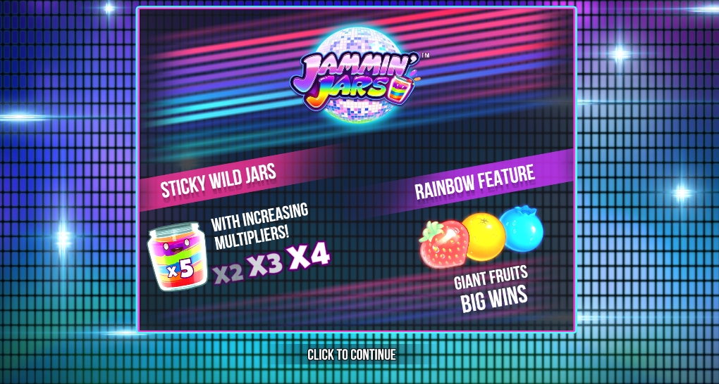Интерфейс слота Jammin' Jars