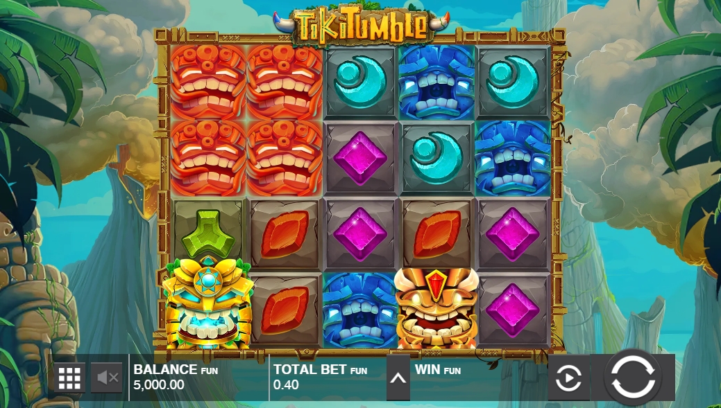 Интерфейс игры Tiki Tumble