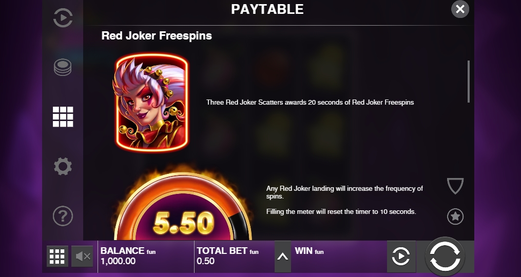 Фриспины в слоте Joker Troupe
