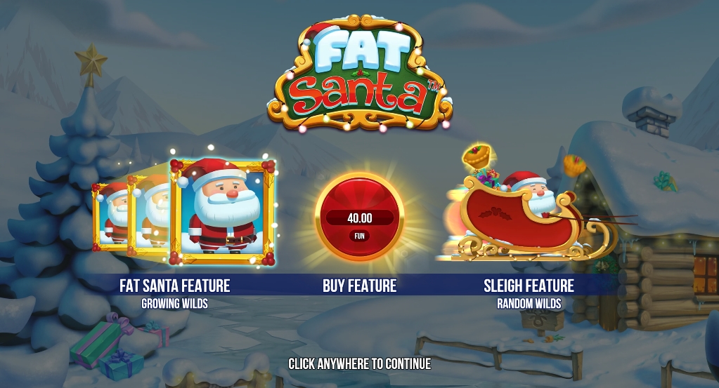 Интерфейс слота Fat Santa