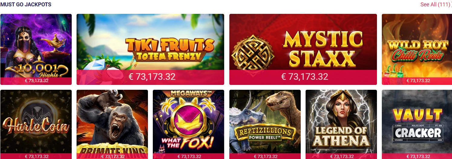 Джек-поты в казино Party Casino