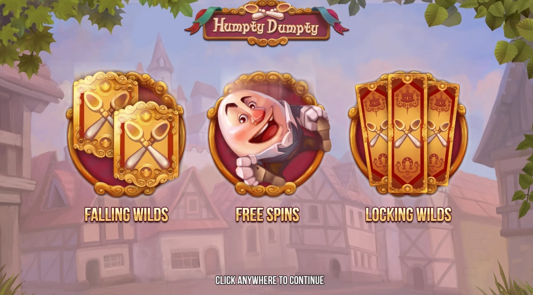 Интерфейс слота Humpty Dumpty