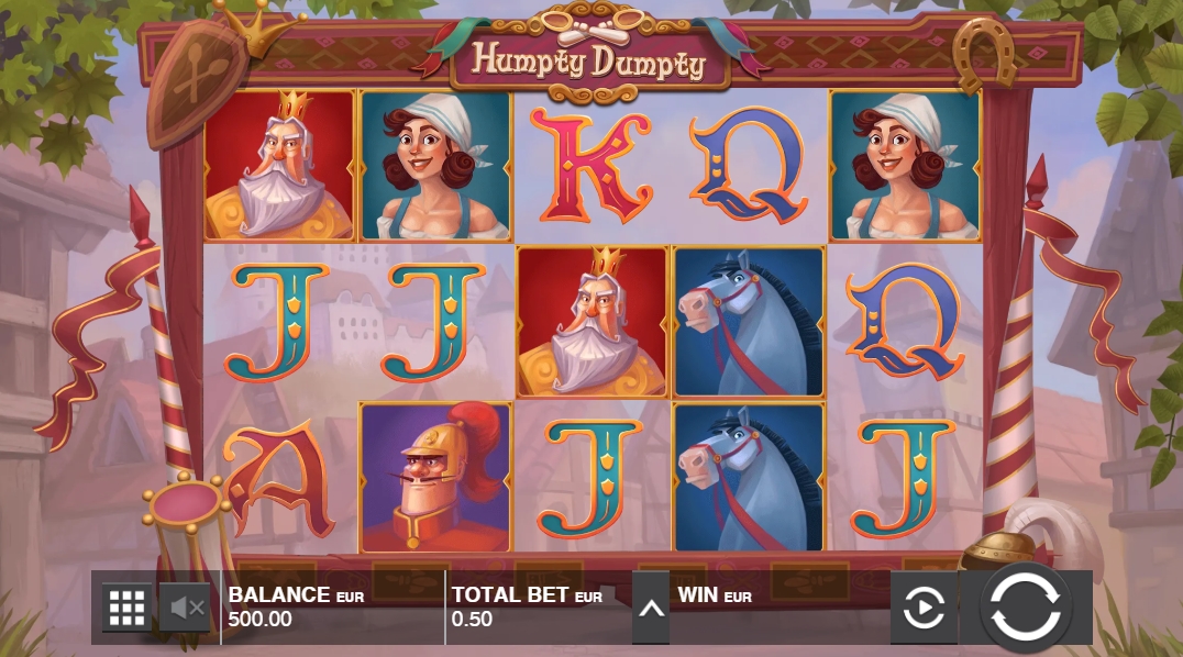 Интерфейс слота Humpty Dumpty