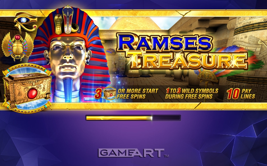 Интерфейс слота Ramses Treasure