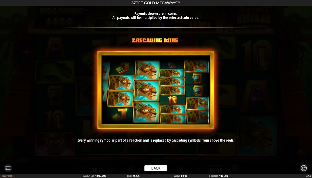 Бонусная игра в слоте Aztec Gold