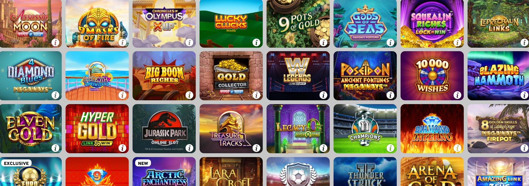 Игровые автоматы в казино Betway
