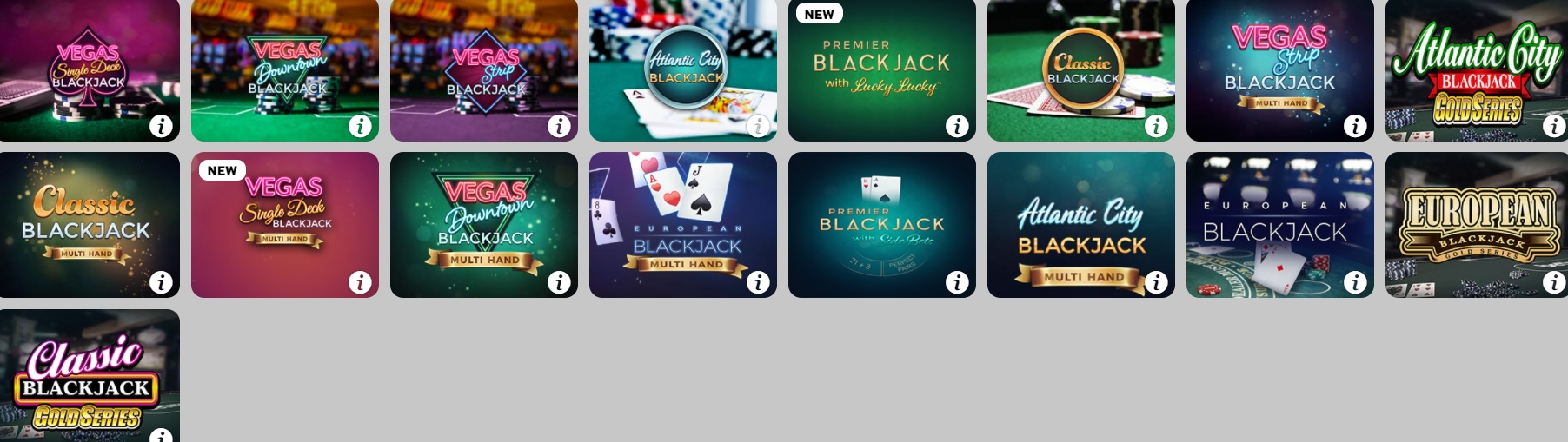 Блэкджек в казино Betway