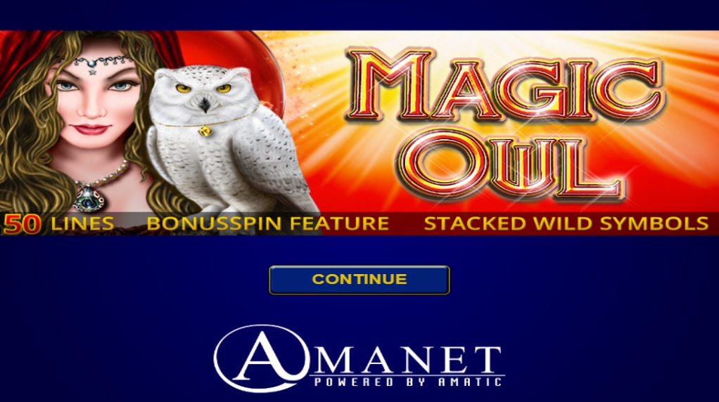 Интерфейс слота Magic Owl