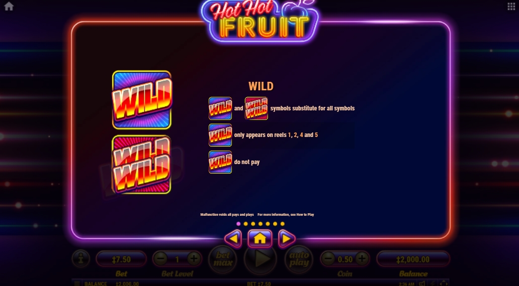 Специальный символ в слоте Hot Hot Fruit