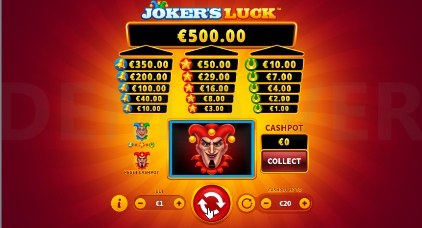 Специальный символ в слоте Jokers Luck