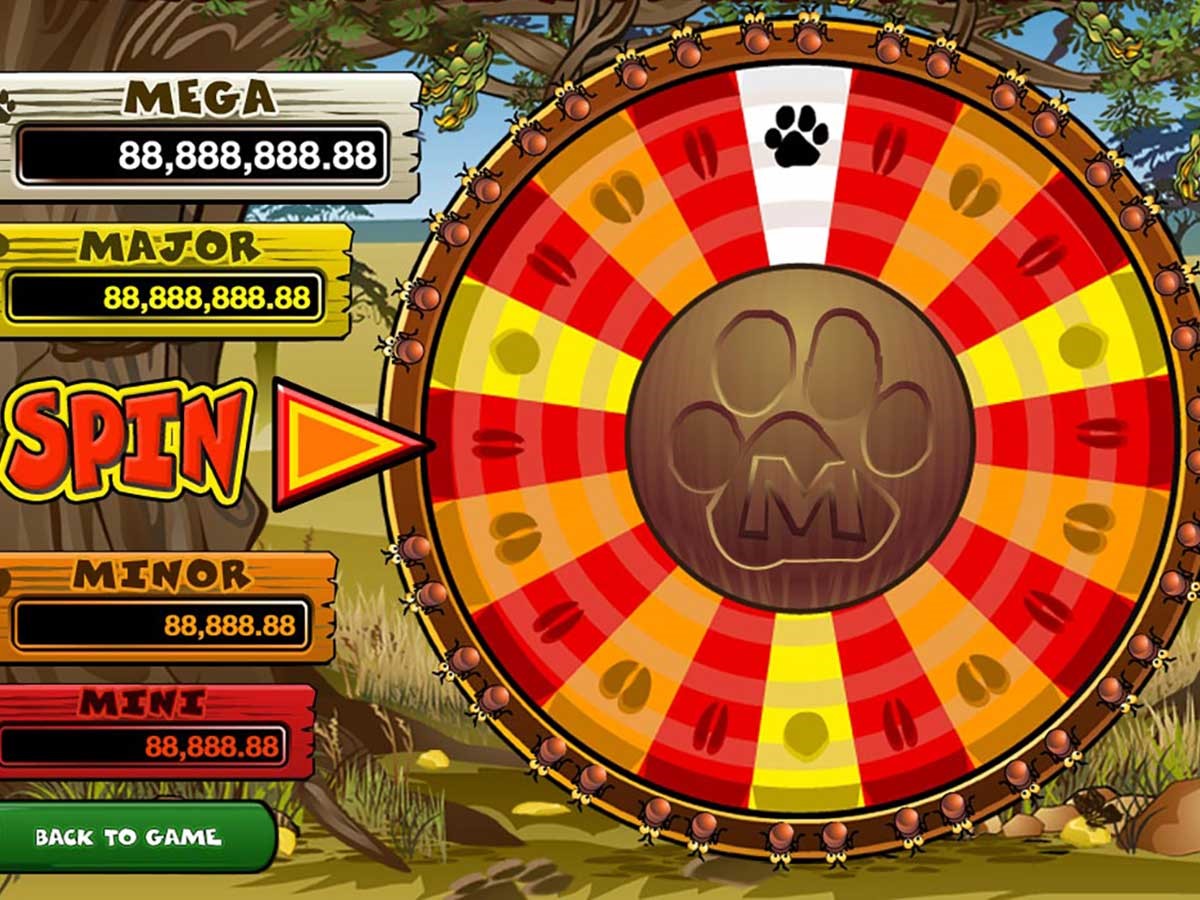Бонусная игра в слоте Mega Moolah