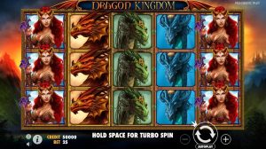 Интерфейс слота Dragon Kingdom