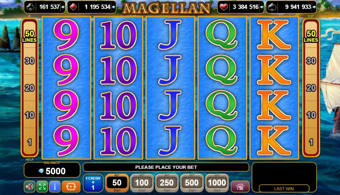 Интерфейс слота Magellan