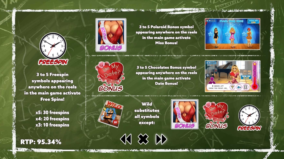 Бонусная игра в слоте Wild School