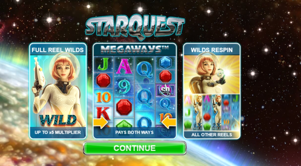 Интерфейс слота StarQuest