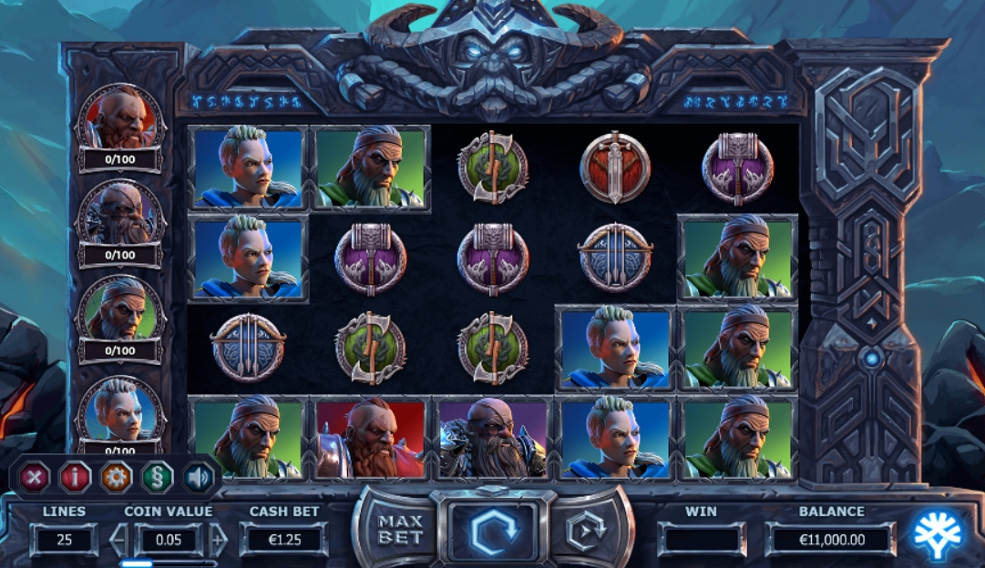 Интерфейс слота Vikings go to Hell