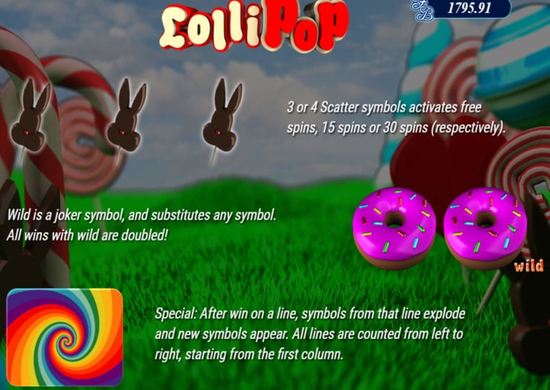 Специальный символ в слоте Lollipop