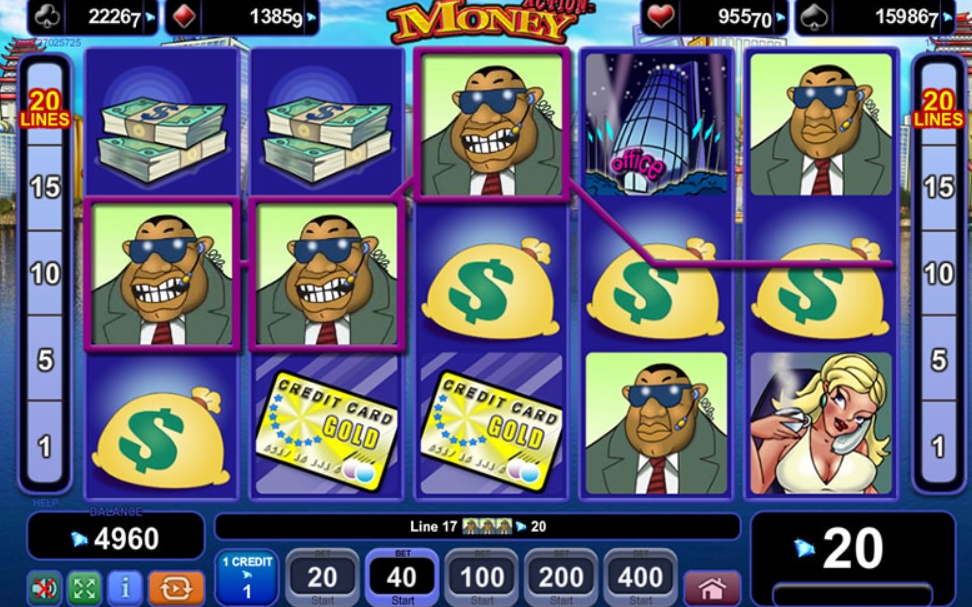 Выигрыш в слоте Action Money