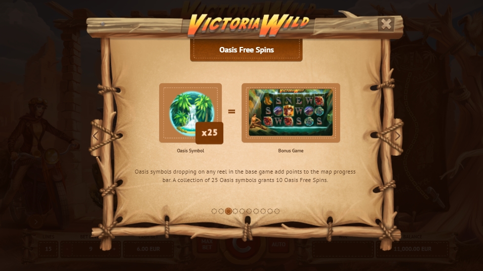 Бонусная игра в слоте Victoria Wild