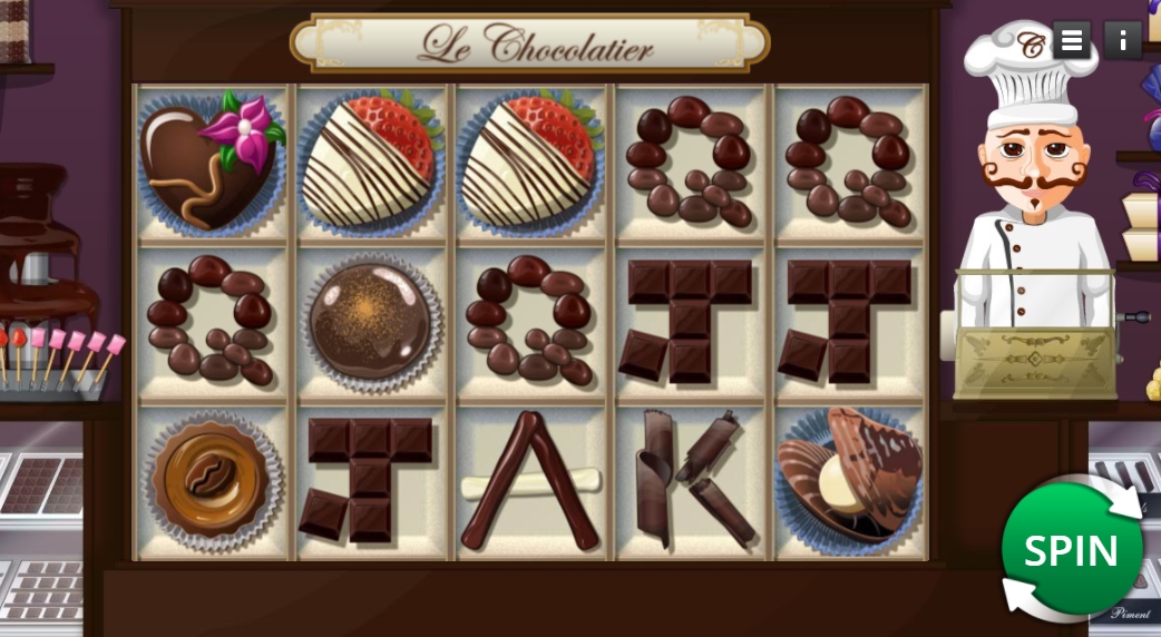 Интерфейс слота Le Chocolatier