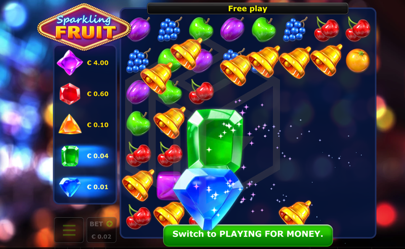 Интерфейс Sparkling Fruit Match 3