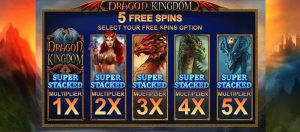 Фриспины в игре Dragon Kingdom