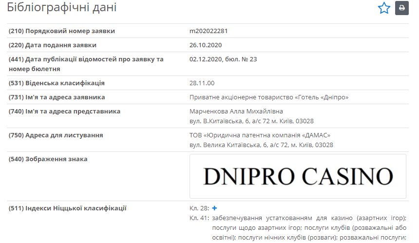 укрпатент