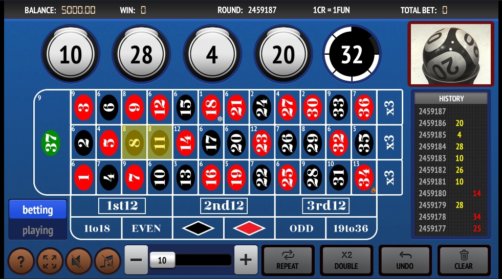 Интерфейс слота Bingo 37