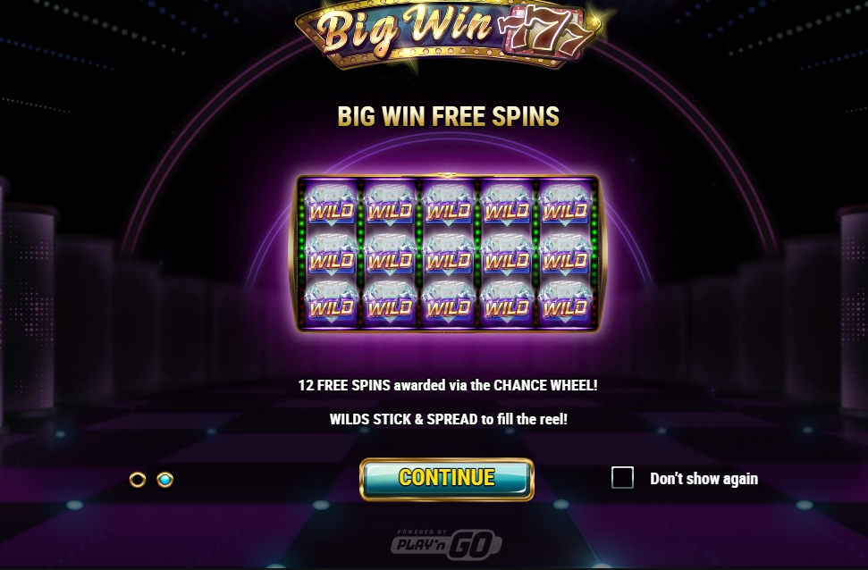 Интерфейс слота Big Win 777