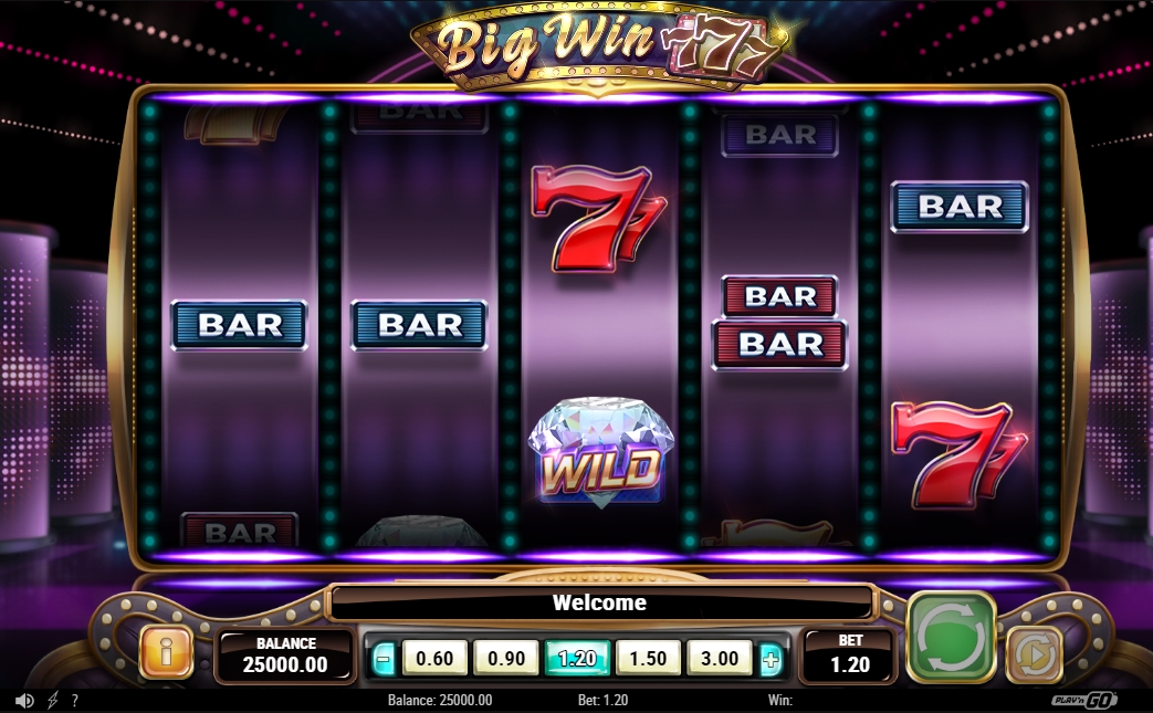 Интерфейс слота Big Win 777